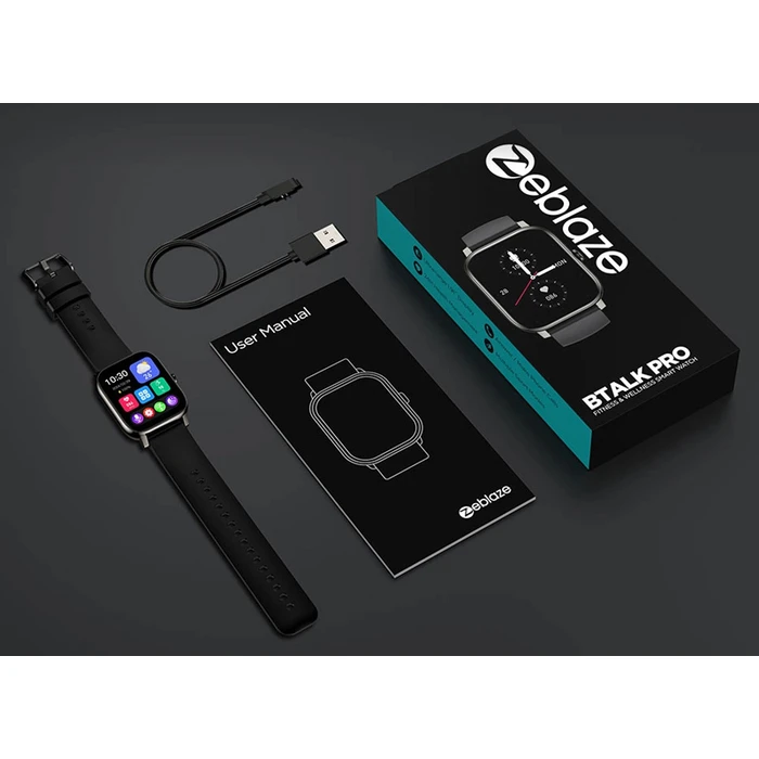 Zeblaze Btalk Pro 49mm Smartwatch με Παλμογράφο (Μαύρο)