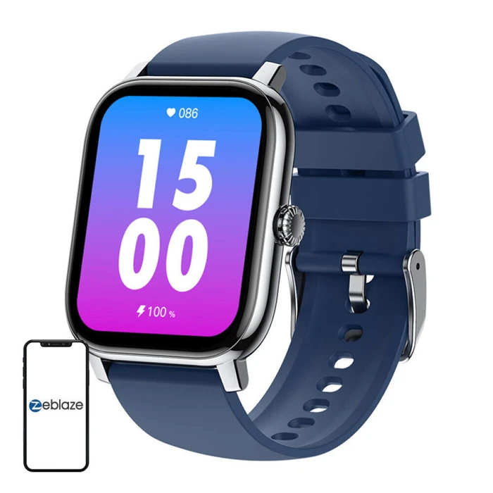 Zeblaze Btalk Pro 49mm Smartwatch με Παλμογράφο (Ασημί)