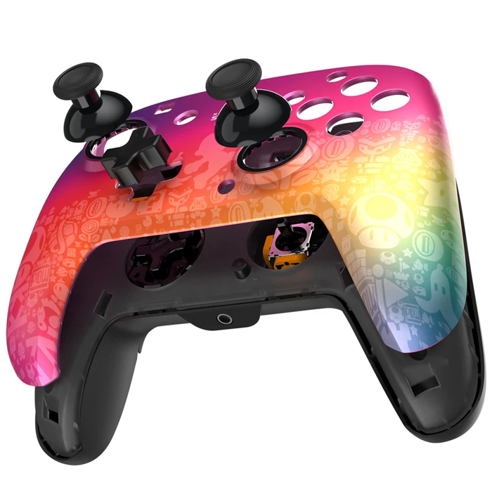 PDP Rematch Star Spectrum Wired Controller for Nintendo Switch & PC (Pink - Mario Rematch)