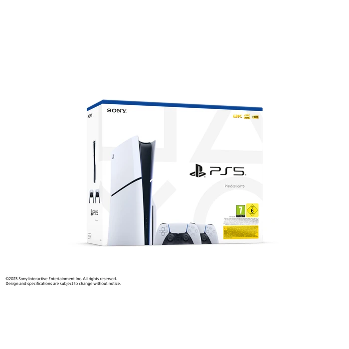 Sony PlayStation 5 Bundle Disc-Edition incl. Second DualSense Controller — White