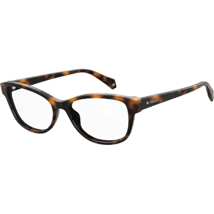 Polaroid Women's Acetate Butterfly Frame Glasses Brown Tortoise PLD D370 086