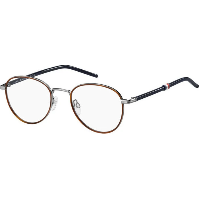 Tommy Hilfiger Μεταλλικός Σκελετός Γυαλιών Καφέ Ταρταρούγα TH1687 6LB