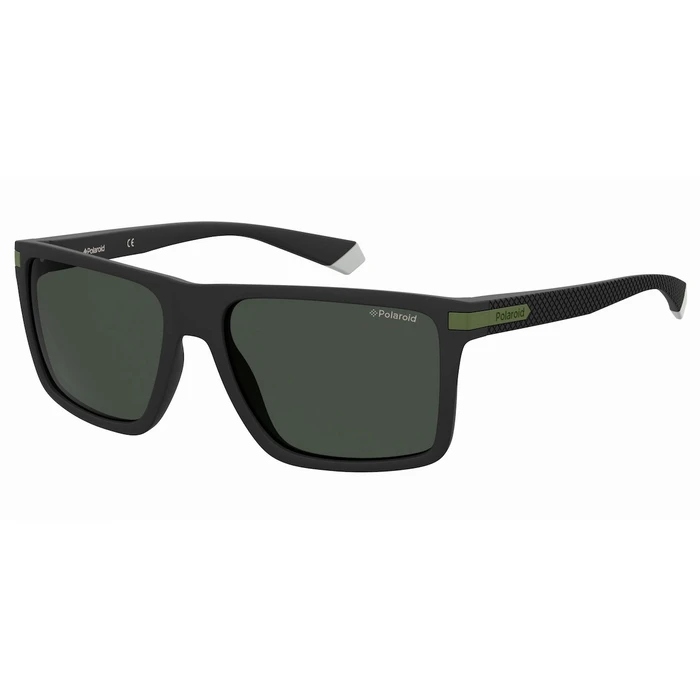 Polaroid Men's Sunglasses PLD2098/S 7ZJ/M9 – Black Polycarbonate Frame with Green Polarized Lens (56/17/140)