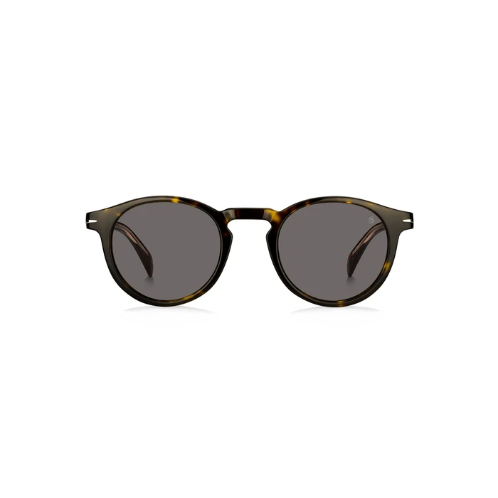 DAVID BECKHAM Men's Sunglasses DB-1036-S-086 (49/23/145) - Brown Frame, Grey Lenses