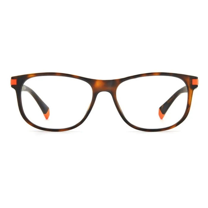 Polaroid Men's Acetate Eyeglass Frame Brown Tortoise PLD D417 N9P