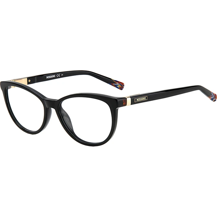 Missoni MIS 0061 807 Γυναικείος Σκελετός Οράσεως Cat Eye Μαύρο Acetate 54/16/135