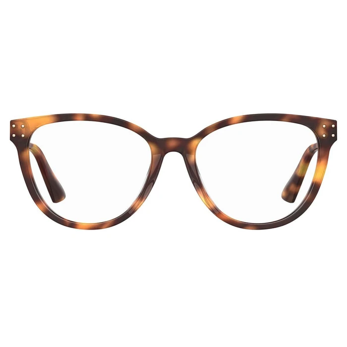 Moschino Women's Acetate Butterfly Eyeglass Frame MOS596-05L Havana (Brown) 54/17/140