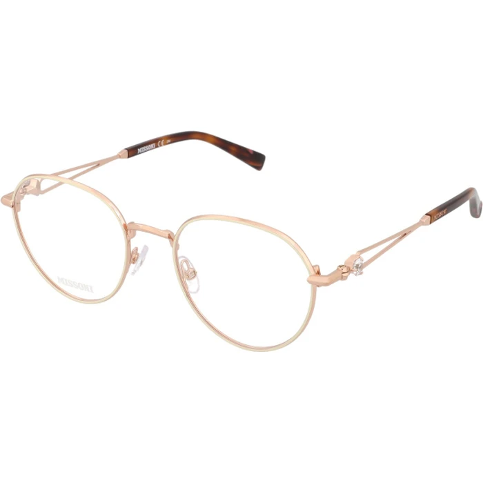 Missoni Women's Metal Frame Glasses Pink Gold MIS 0077 25A