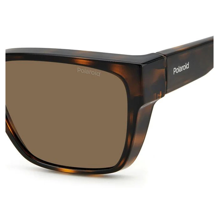 Polaroid Suncover PLD9018/S 086/SP Unisex Fit-Over Sunglasses — Brown Lenses, Polarized