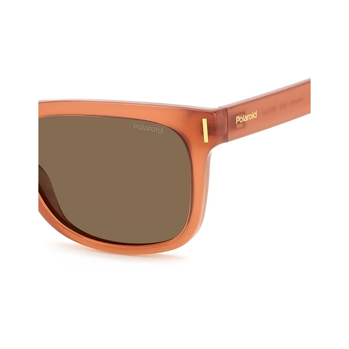 Polaroid Unisex Sunglasses PLD6191/S 733/SP - Orange frame, Brown Polarized lenses