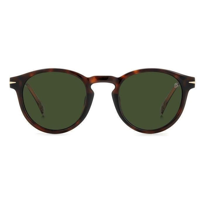 DAVID BECKHAM Unisex Sunglasses DB-1111-S-086 (Acetate frame, Green lenses, 52/20/145 mm, Category 3 UV400)