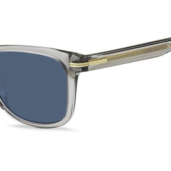 BOSS Men's Sunglasses BOSS1508/S KB7 (52/21/145) - Acetate Frame, Blue Lens