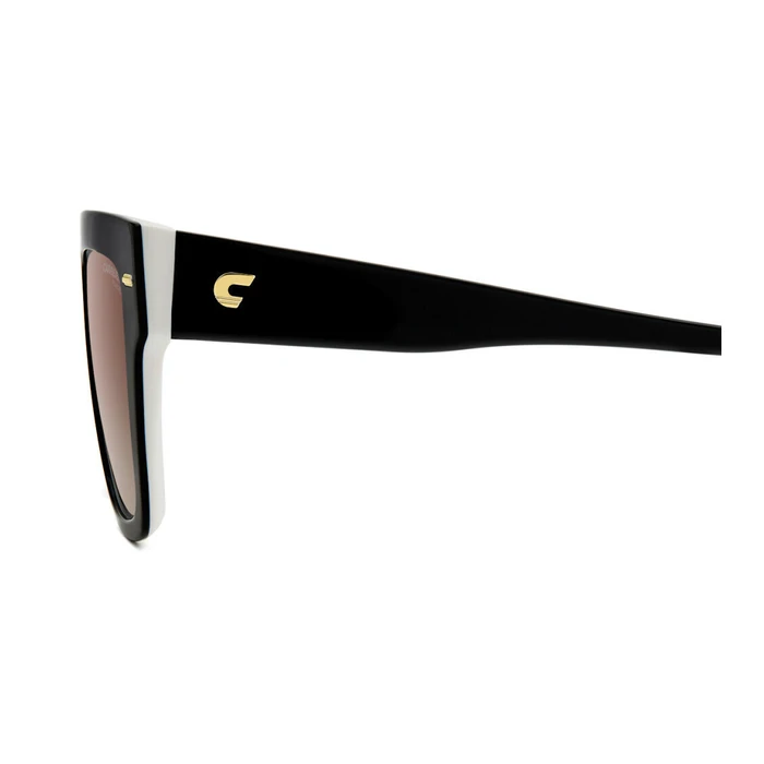 CARRERA Women's Sunglasses 3016/S 80S/LA 55-17-140 Black Acetate Brown Degraded Polarized (Category 3)