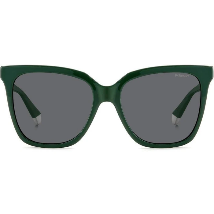 POLAROID Women's Sunglasses PLD4155/S/X 1ED — 55/17/145 — Polarized Grey/Green Lenses