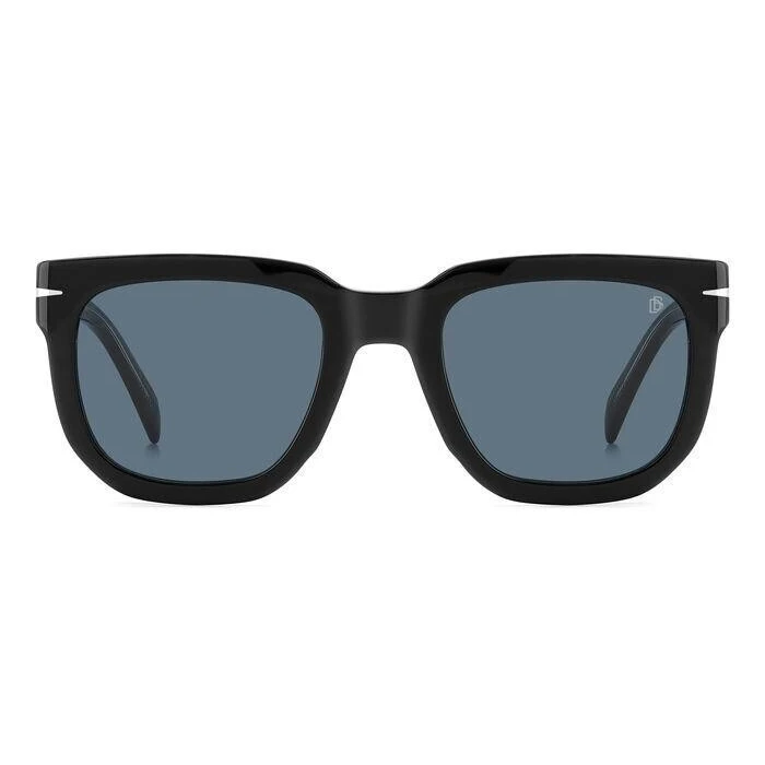 David Beckham Men's Sunglasses DB-7118-S 7C5 (52/23/150) Black Frame, Blue Lenses, Category 3