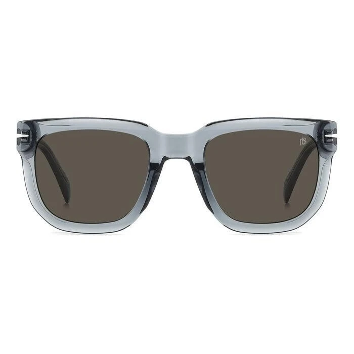DAVID BECKHAM Men's Sunglasses DB-7118/S KB7/IR — Acetate Grey Frame, Grey Lenses, 52/23/150 mm