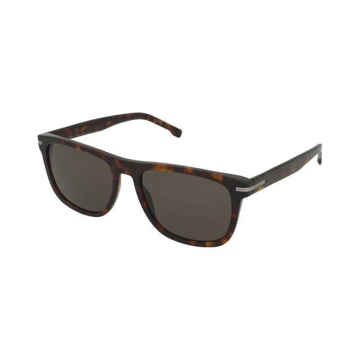 HUGO BOSS BLACK Men's Sunglasses BOSS 1626/S 086 Brown Acetate Frame Grey Lens 55/18/145