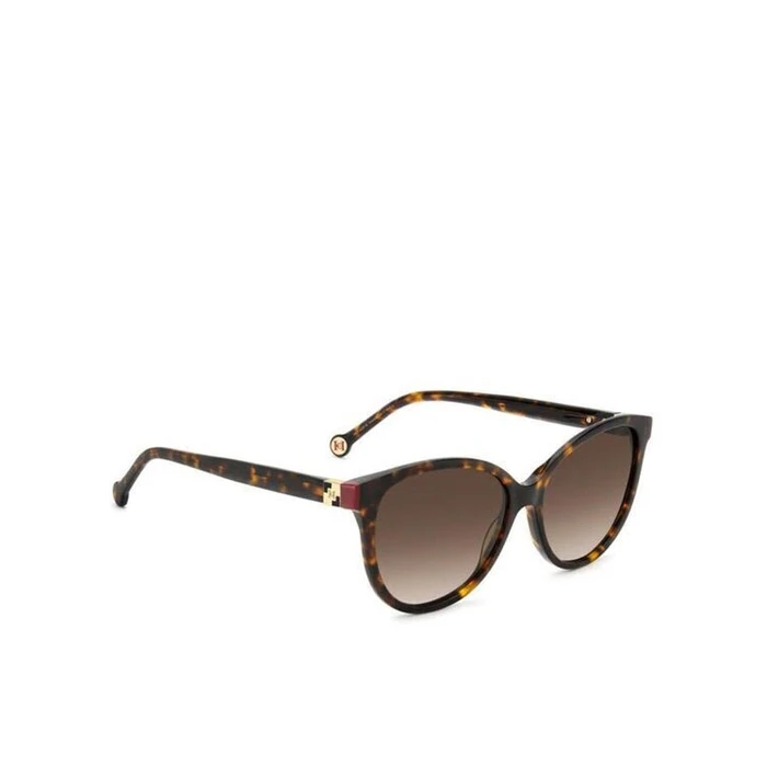 Carolina Herrera Women Sunglasses HER0237/S O63 - Brown Tortoise Acetate, Brown Gradient Lenses, 56/16/145