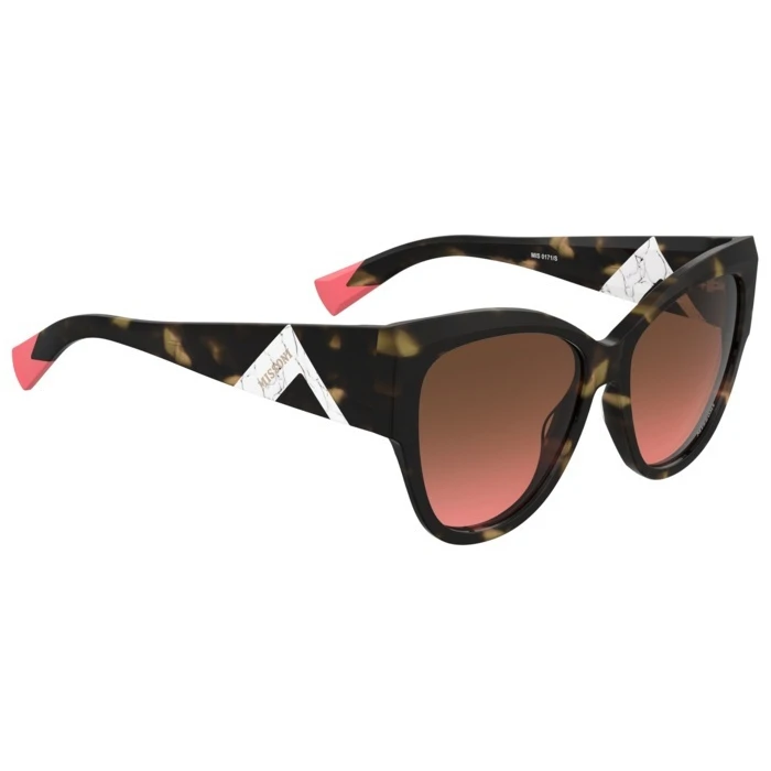 Missoni Women Sunglasses MIS 0171/S 086 - Acetate Tortoiseshell Frame, Brown Gradient Lenses, 57/16/140 mm, Category 2