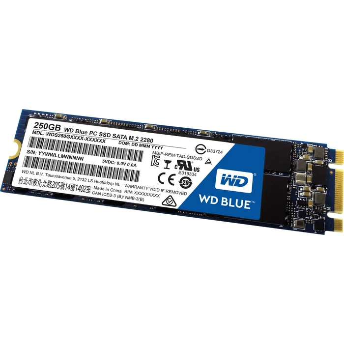 Western Digital Blue SSD 250GB M.2 SATA III (WDS250G1B0B)