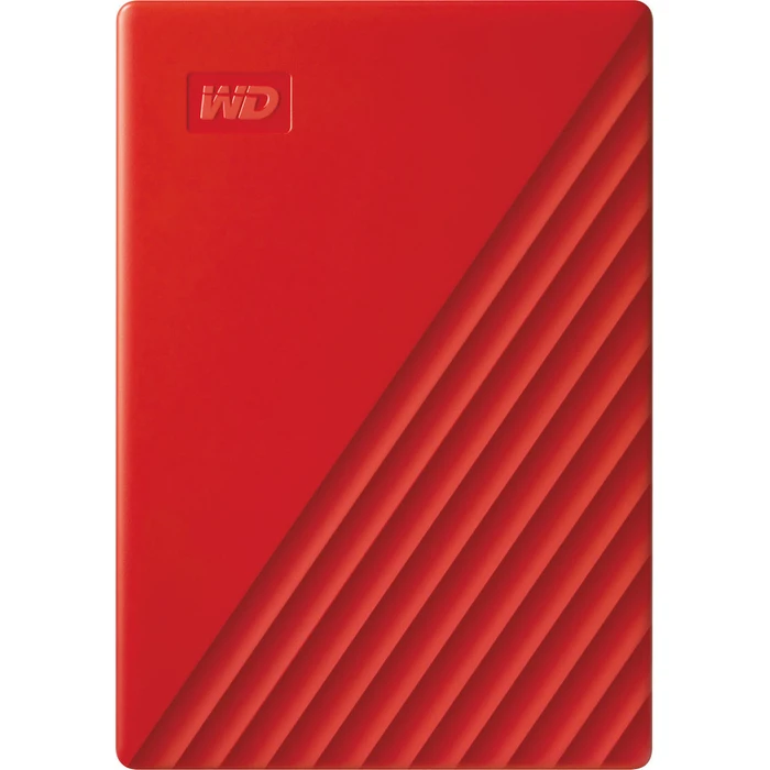 External Hard Drives Western Digital My Passport 2TB USB 3.2 Gen 1 Portable Hard Drive Red