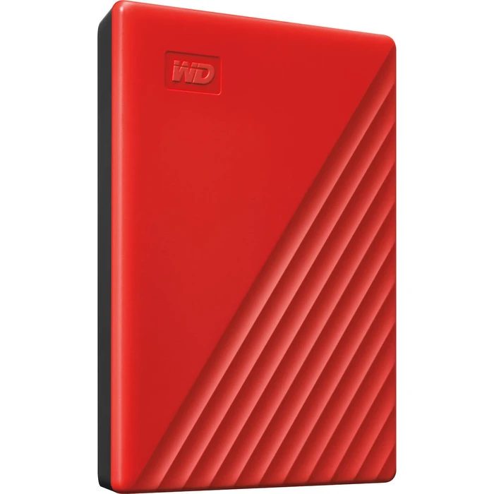 External Hard Drives Western Digital My Passport 2TB USB 3.2 Gen 1 Portable Hard Drive Red