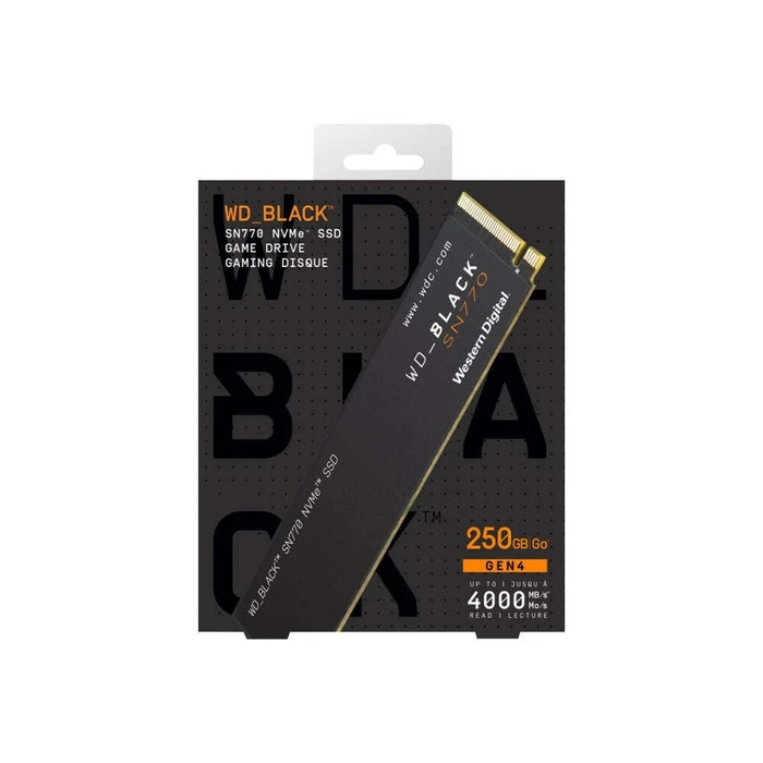 SSD M.2 Western Digital WD_BLACK SN770 250GB (WDS250G3X0E)