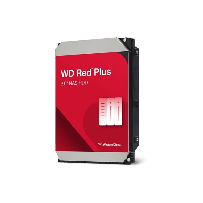 Western Digital Red Plus 2TB (WD20EFPX) Internal HDD 3.5" SATA III 5400 RPM 64MB Cache for NAS