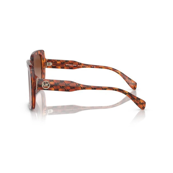 Michael Kors Mallorca Women's Sunglasses MK2183U 35553B - Brown acetate frame, Brown gradient lenses, Size 55/18/140 mm