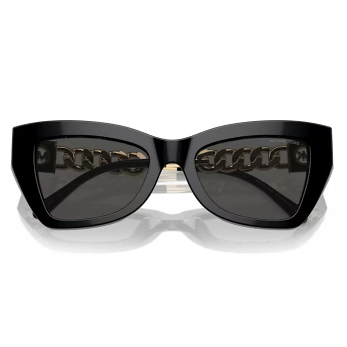 Michael Kors Montecito Women's Sunglasses MK2205-300587 Black Acetate Frame Black/Grey Lens 52/19/140 mm