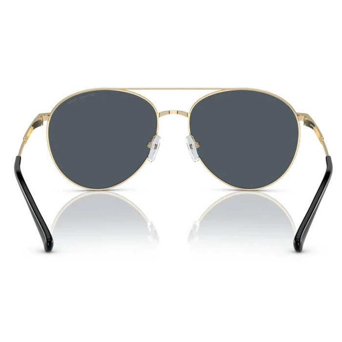 Γυναικεία Γυαλιά Ηλίου Michael Kors MK1138-101487 - Χρυσός Μεταλλικός Σκελετός, Γκρι Φακός, 58/17/145