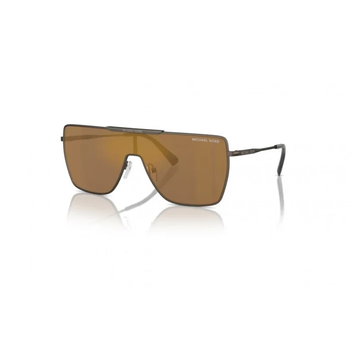 Michael Kors Snowmass Ανδρικά Γυαλιά Ηλίου με Γκρι Μεταλλικό Σκελετό και Χρυσούς Καθρέφτη Φακούς MK1152-1001F9