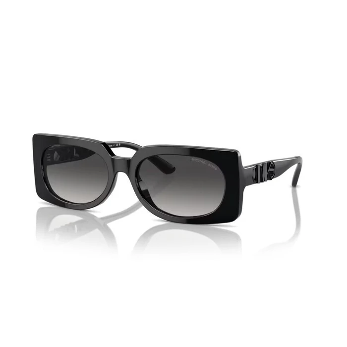 Michael Kors Women's Sunglasses MK2215 30058G Black Acetate Frame with Black Gradient (Grey) Lenses 56/18/140 mm
