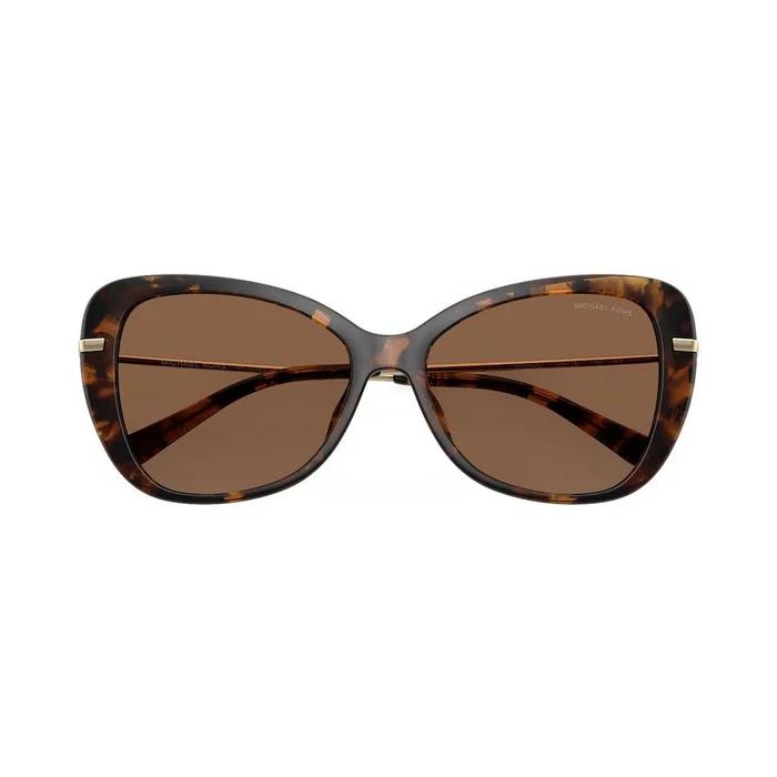 Γυναικεία Γυαλιά Ηλίου Michael Kors Saint Croix MK2230U 30063G – Καφέ Ταρταρούγα Σκελετός με Καφέ Φακούς 56/16/140