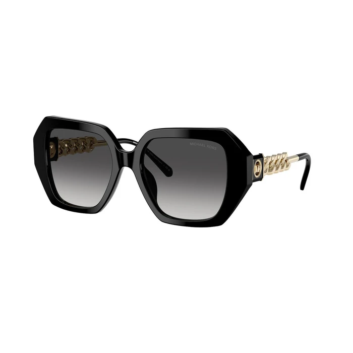 Michael Kors South Women's Sunglasses MK2232U-30058G – Black Frame, Black Gradient Lens (54/18/140 mm)