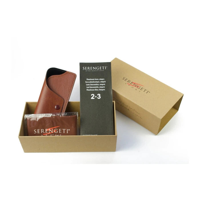 Serengeti Kingman Unisex Sunglasses SS572001-S (53/20/140) - Brown Acetate Frame, Green Polarized Lenses