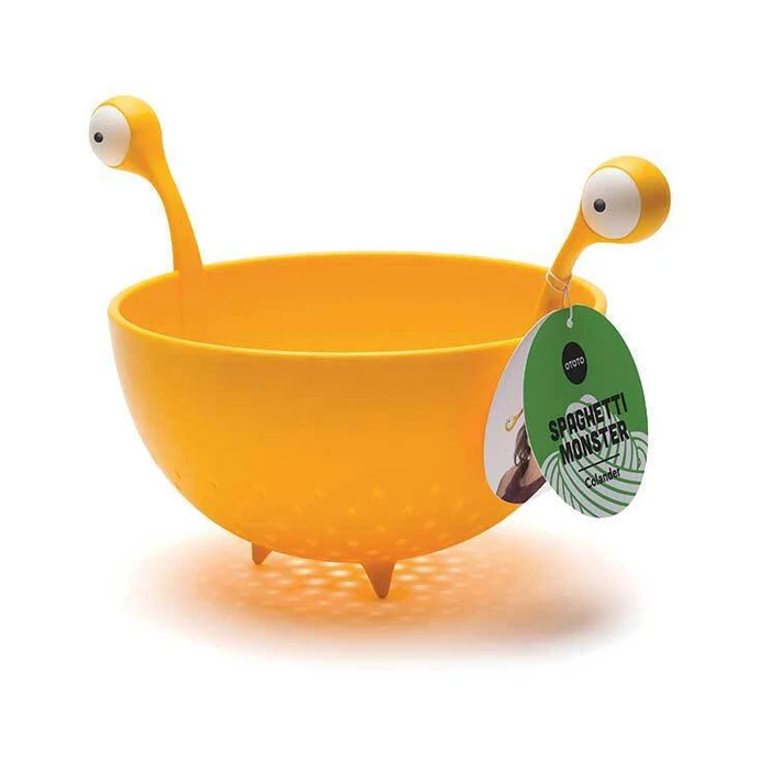 Κουζίνα Ototo Spaghetti Monster Yellow Colander