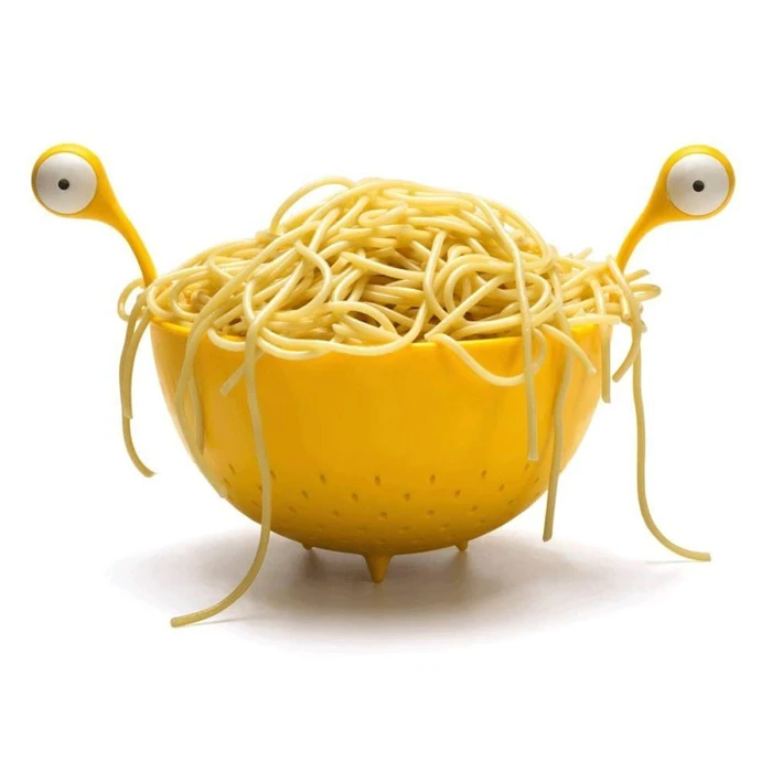 Κουζίνα Ototo Spaghetti Monster Yellow Colander