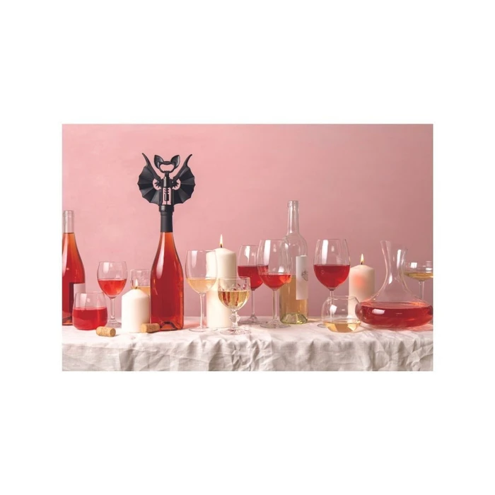 Αξεσουάρ μπαρ & κρασιού Ototo Vino Corkscrew & Bottle Opener ανοιχτήρι κρασιού και μπουκαλιών 2 σε 1 μαύρο