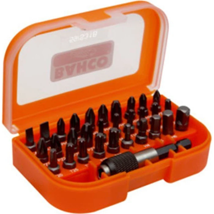 Bahco 31-Piece Screwdriver Bit Set 59/S31B (Flat/Phillips/Torx/Allen/Star)