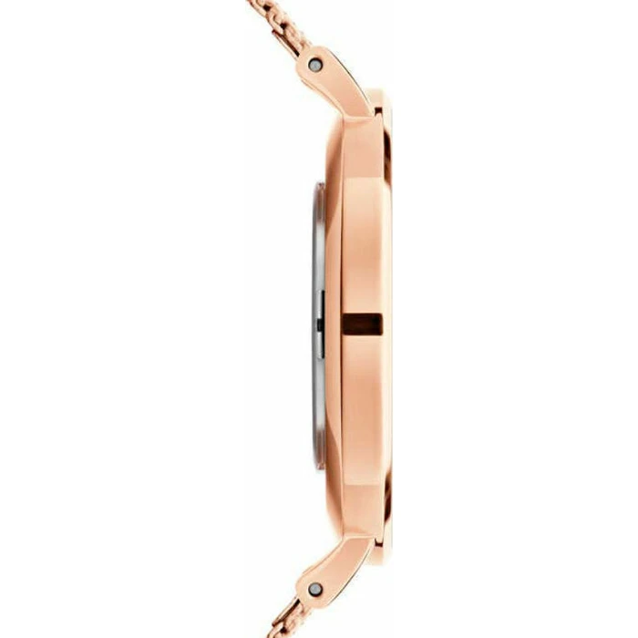 Daniel Wellington Petite Ashfield Γυναικείο Ρολόι 36mm Μπαταρίας με Ροζ Χρυσό Μεταλλικό Μπρασελέ