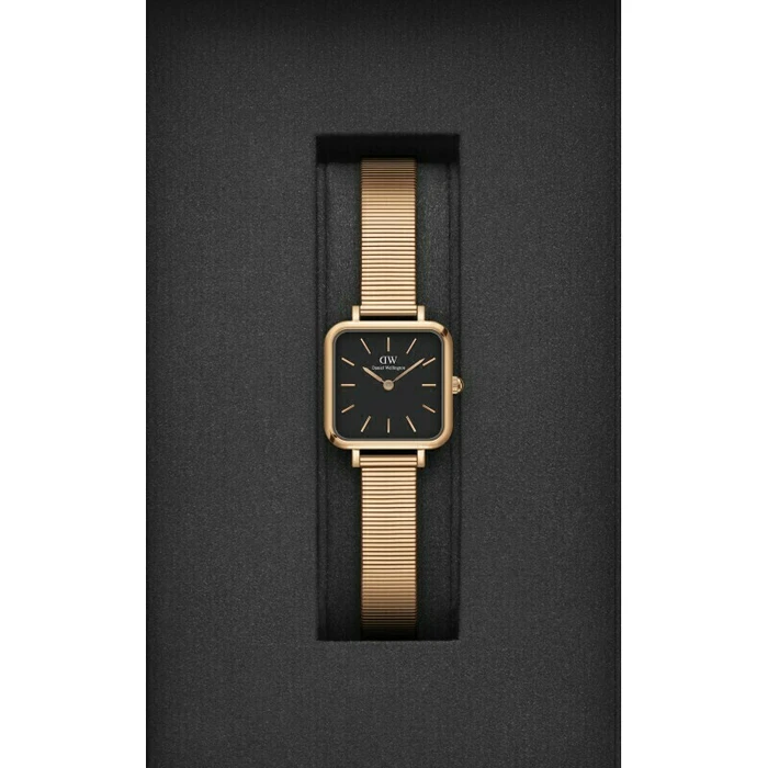 Daniel Wellington Γυναικείο Ρολόι 22mm Μπαταρίας με Χρυσό Μεταλλικό Μπρασελέ DW00100518