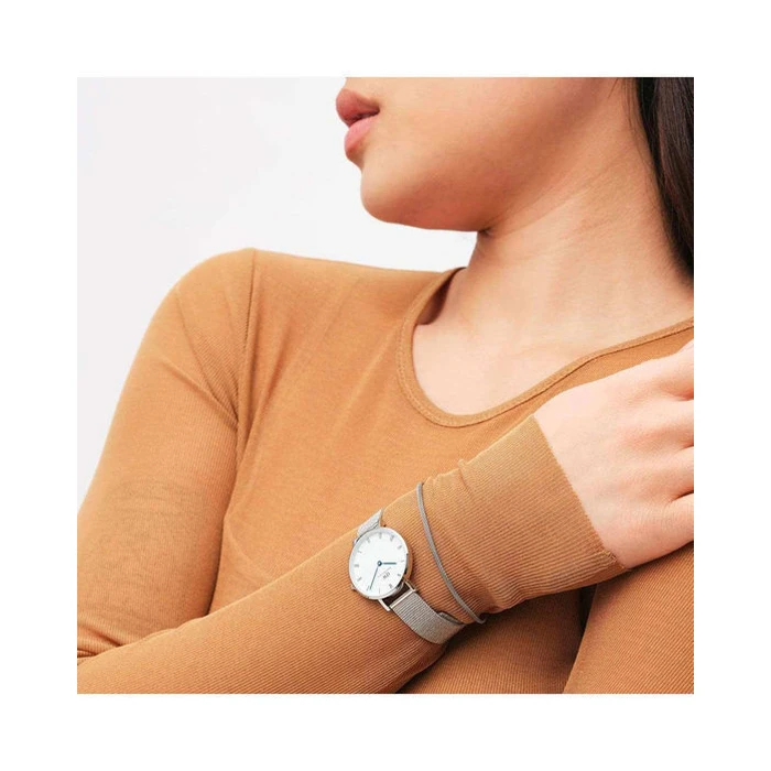 Daniel Wellington Petite Women's Watch 28mm Silver Metal Bracelet DW00100684