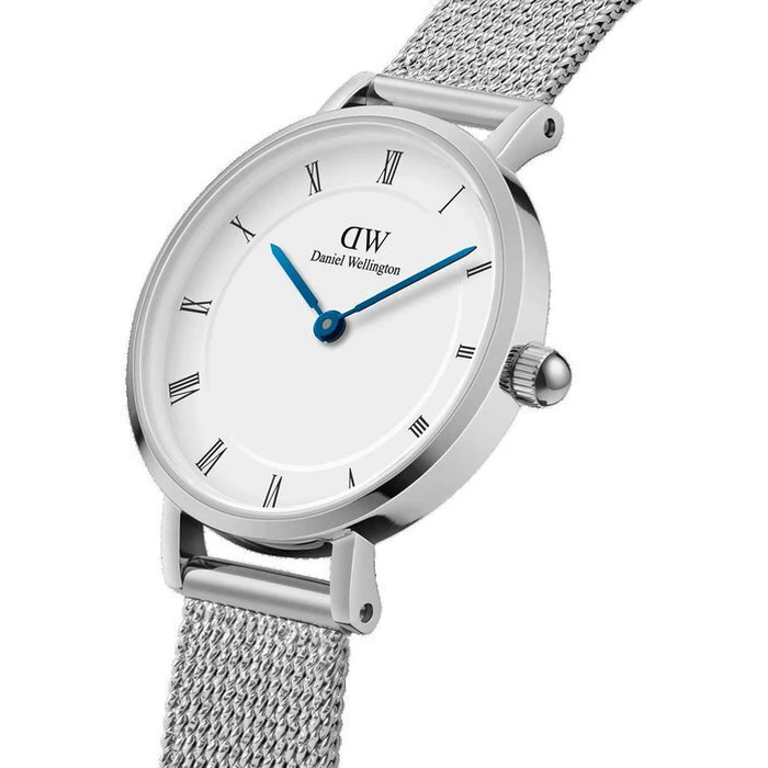 Daniel Wellington Petite Women's Watch 28mm Silver Metal Bracelet DW00100684