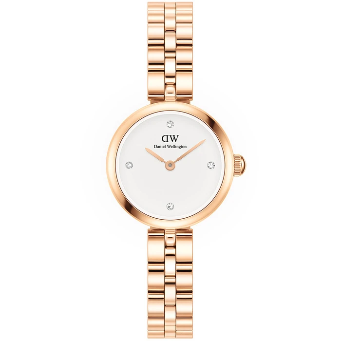 Daniel Wellington Lumine Women's Watch 22mm Rose Gold Metal Bracelet DW00100717