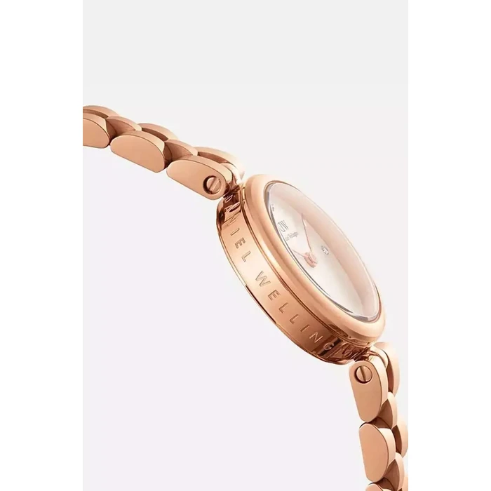 Daniel Wellington Lumine Women's Watch 22mm Rose Gold Metal Bracelet DW00100717
