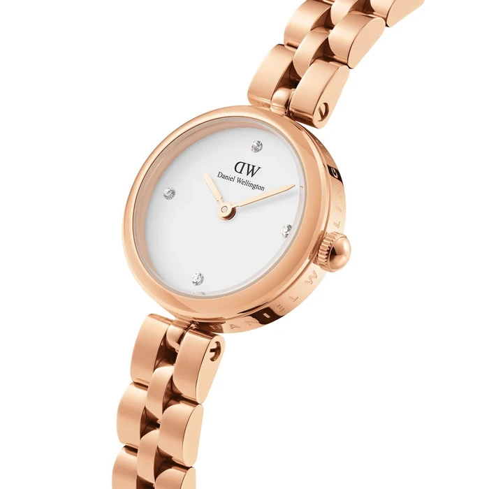 Daniel Wellington Lumine Women's Watch 22mm Rose Gold Metal Bracelet DW00100717