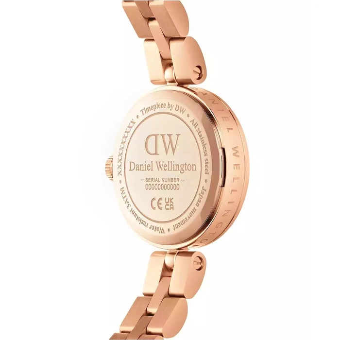 Daniel Wellington Elan Lumine Malachite Γυναικείο Ρολόι 22mm Ροζ Χρυσό Μεταλλικό Μπρασελέ DW00100721