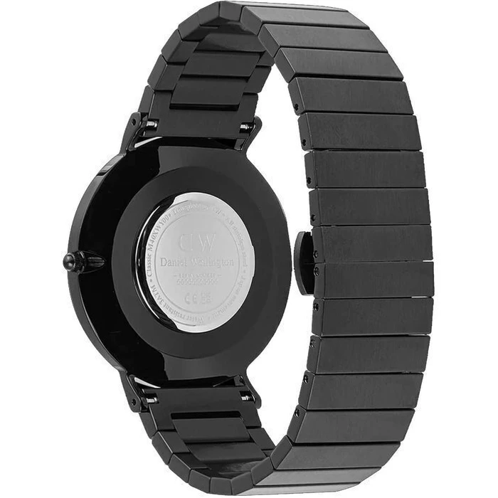 Daniel Wellington Piano Ανδρικό Ρολόι 40mm Μπαταρίας με Μαύρο Μεταλλικό Μπρασελέ DW00100778