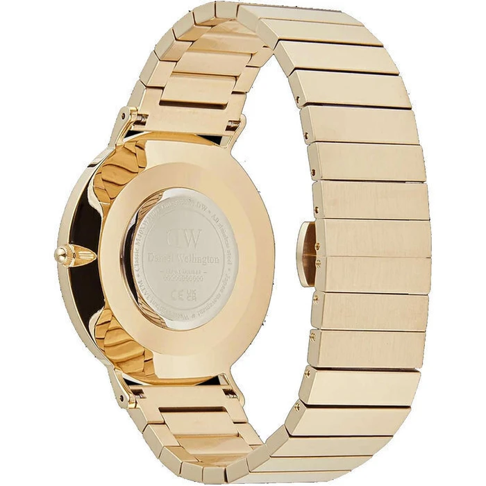 Daniel Wellington Piano Ανδρικό Ρολόι 40mm Μπαταρίας με Χρυσό Μεταλλικό Μπρασελέ DW00100779